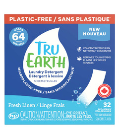 Tru Earth Plastic Free Laundry Strips Fresh Linen