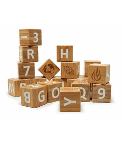 Kinderfeets Bamboo ABC Blocks