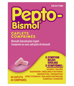 Pepto-Bismol Stomach Remedy Caplets