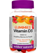 Vitamine D3 1000 UI de Webber Naturals