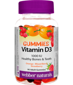 Webber Naturals Vitamin D3 1000 IU Gummies