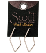 Scout Curated Wears Refined Earring Collection Orion Diamond Hoop Silver