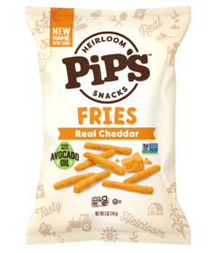 Pips Heirloom Fries Real Cheddar
