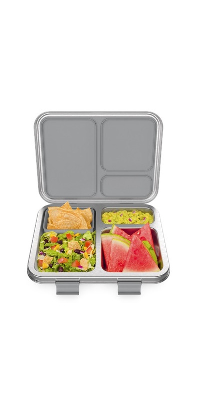 Buy Bentgo Kids Stainless Steel Leak-Resistant Lunch Box Silver at Well ...