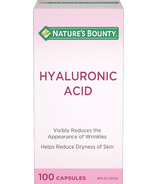 Nature's Bounty Acide Hyaluronique Gélules
