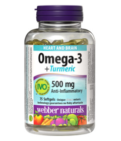 Webber Naturals Omega-3 + Turmeric