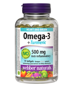 Webber Naturals Omega-3 + Turmeric
