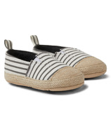 Rise Little Earthling Shoes Charcoal Stripes