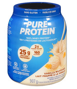 Pure Protein 100% Whey Protein Powder Vanilla Milkshake