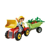 Playmobil Boy with Children's Tractor