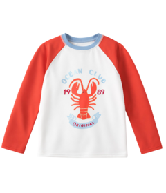Souris Mini Children Swim Shirt Lobster