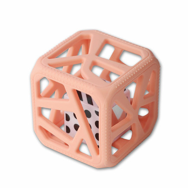 Malarkey Kids Chew Cube Peachy Pink Malarkey Kids Chew Cube Peachy Pink