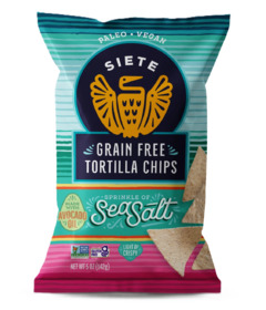 image of Siete Grain Free Tortilla Chips Sea Salt with sku:207582