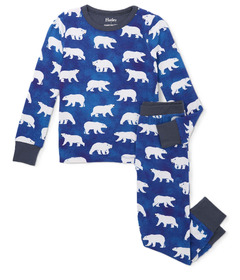Hatley Bamboo Pajama Set Midnight Polar Bear