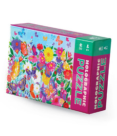Crocodile Creek Mini Holographic Puzzle Butterflies