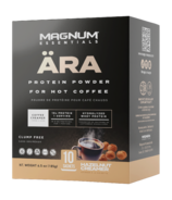 Poudre de protéines Magnum Essentials ARA pour le crème à noisettes à café chaud