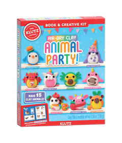 Klutz Air-Dry Clay Animal Party! Book & Creative Kit