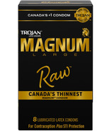 Trojan Magnum Raw Lubricated Condoms