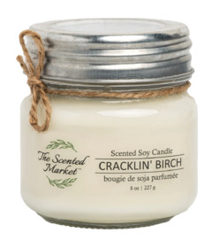 image of The Scented Market Christmas Ornament Candle Cracklin' Birch with sku:339108