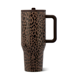 HydroJug Traveler Brown Leopard