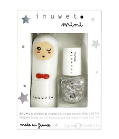 Inuwet Duo Aqua Cotton Candy Lib Balm and Cotton Candy Nail Polish