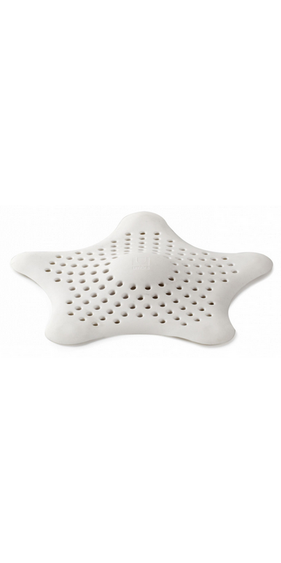 Umbra Starfish Drain Hair Catcher, White