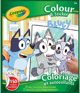 Crayola Bluey Colour & Livre d'autocollants