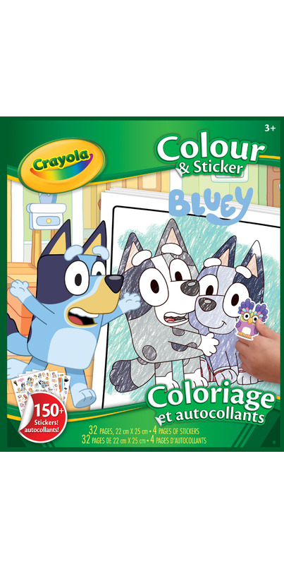 Buy Crayola Bluey Colour & Sticker Book at Well.ca | Free Shipping $35 ...