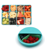 Melii Snackle Box & Spin Container Blue Bundle