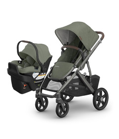 UPPAbaby Vista V3 & Aria V2 Travel System Bundle Evelyn