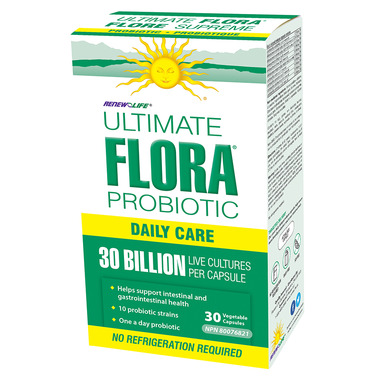 Renew Life Ultimate Flora Daily Care 30 Billion Renew Life Ultimate Flora Daily Care 30 Billion