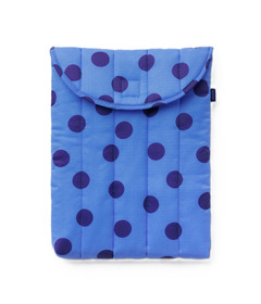 BAGGU Puffy Laptop Sleeve 13/14 Inch Blue Polka Dot