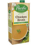 Bouillon de poulet biologique à faible teneur en sodium de Pacific Foods