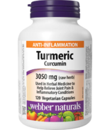 Webber Naturals Curcuma curcumine 3050mg