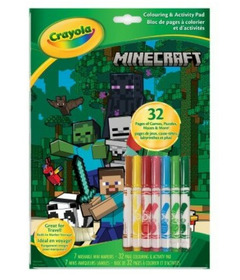 Crayola Minecraft Colouring & Activity Pad