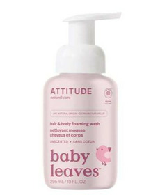 ATTITUDE Baby Leaves 2-in-1 Foaming Wash Fragrance Free