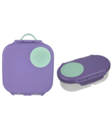 b.box Mini Lunchbox & Snack Box Lilac Pop Bundle