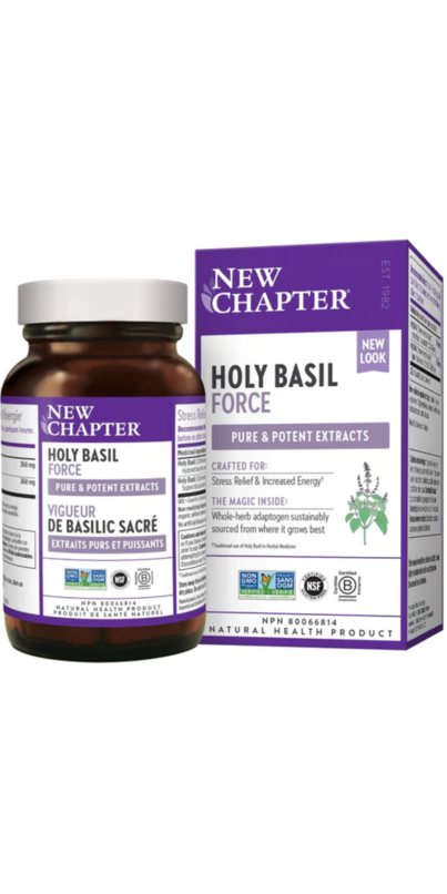 Buy New Chapter Holy Basil Force at Well.ca Free Shipping 35