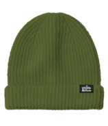 Whistle & Flute Ribbed Knit Beanie Olive