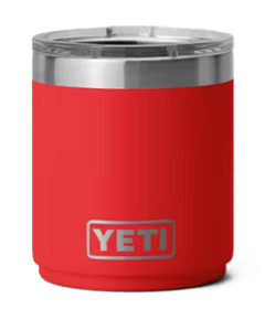 YETI Rambler Lowball 2.0 with MagSlider Lid Rescue Red