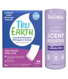 Tru Earth Laundry Strips Lilac Breeze & Scent Boosters Lavender Bundle