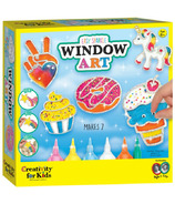 Créativité pour les enfants Art de fenêtre facile et étincelant