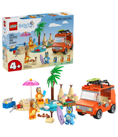 LEGO Bluey Bluey's Beach & Family Car Trip
