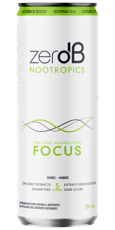 Buy Zero dB Nootropics Sparkling Water Mango at Well.ca | Free Shipping ...