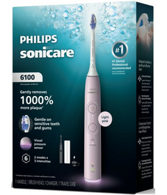 Philips Sonicare Series 6100 Electric Toothbrush Light Pink
