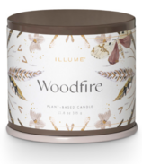 Illume Vanity Tin Candle Woodfire