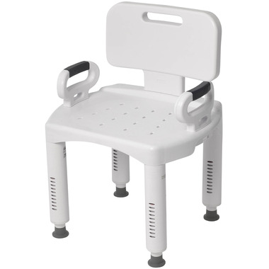 Drive Medical Bath Bench with Back and Arms Drive Medical Bath Bench with Back and Arms
