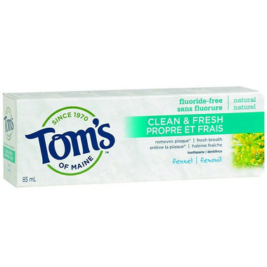 tom's fennel toothpaste