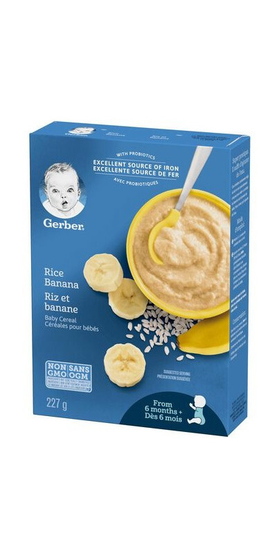 Buy Gerber Baby Cereal Rice Banana Add Water At Well Ca Free Shipping 35 In Canada