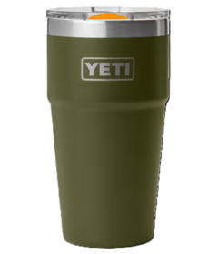 YETI Rambler Stackable Cup Olive/King Crab Orange